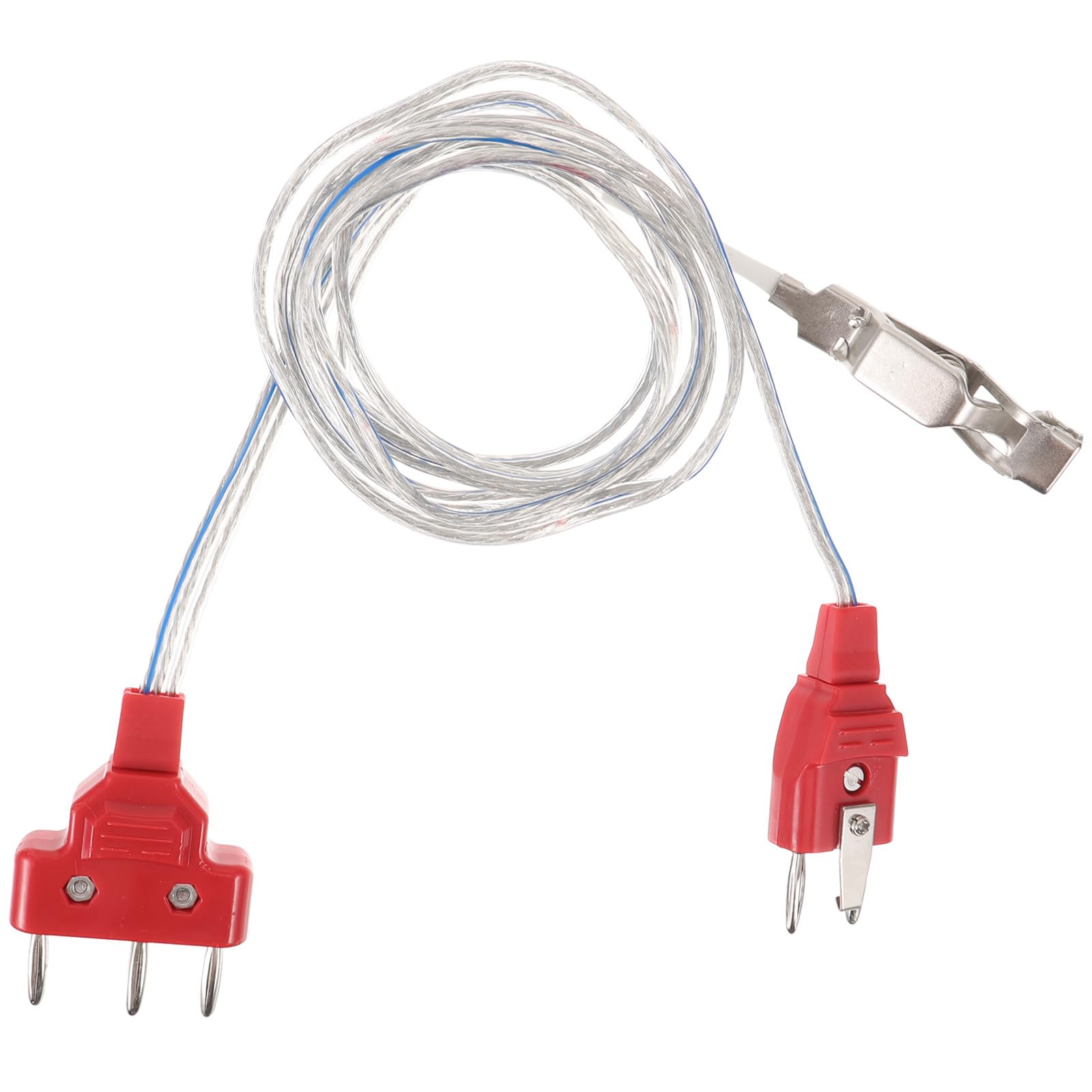 VICASKY Pince de Câble en Acier Inoxydable pour Corde de Corps D'escrime, Connexion Fiable et Précision, Accessoire Indispensable pour Équipement D'escrime Rouge