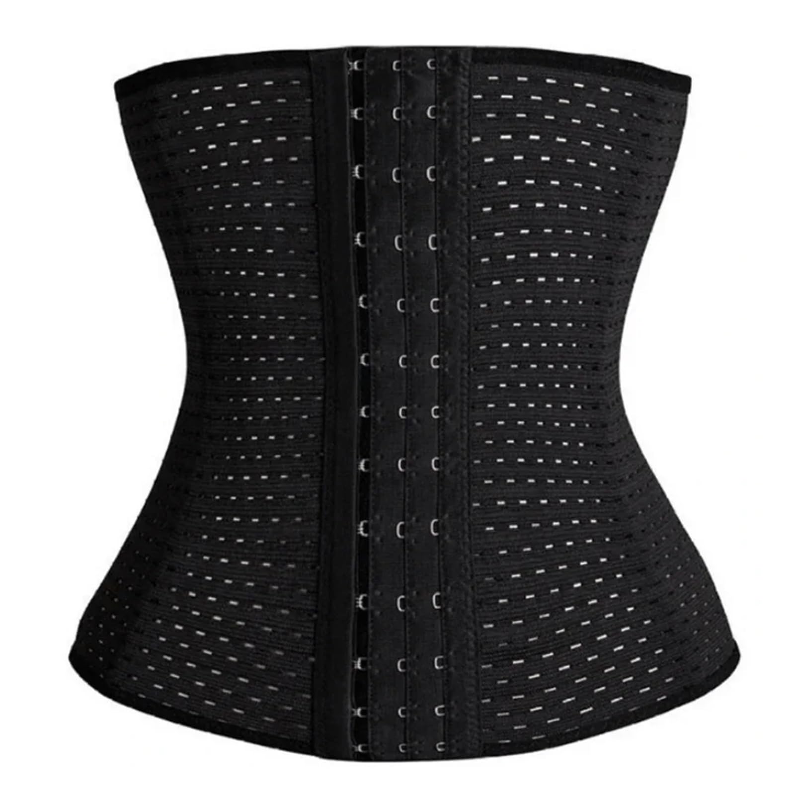 Ahiojegx Unisex Black Abdominal Binder Women Body Shapewear Tummy Slimming Belly Band Shaping Shaper Corset Postpartum Flat Belly Postpartum Corset(M)