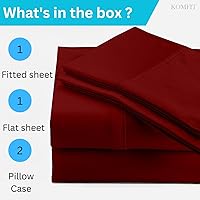 Vista 54 de Juego de sábanas de 800 hilos – Juego de sábanas universal de AFT 100% algodón egipto para colchones de hasta 8 pulgadas de profundidad, barco