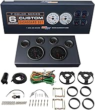 GlowShift 7 Color Custom Dashboard Gauge Set