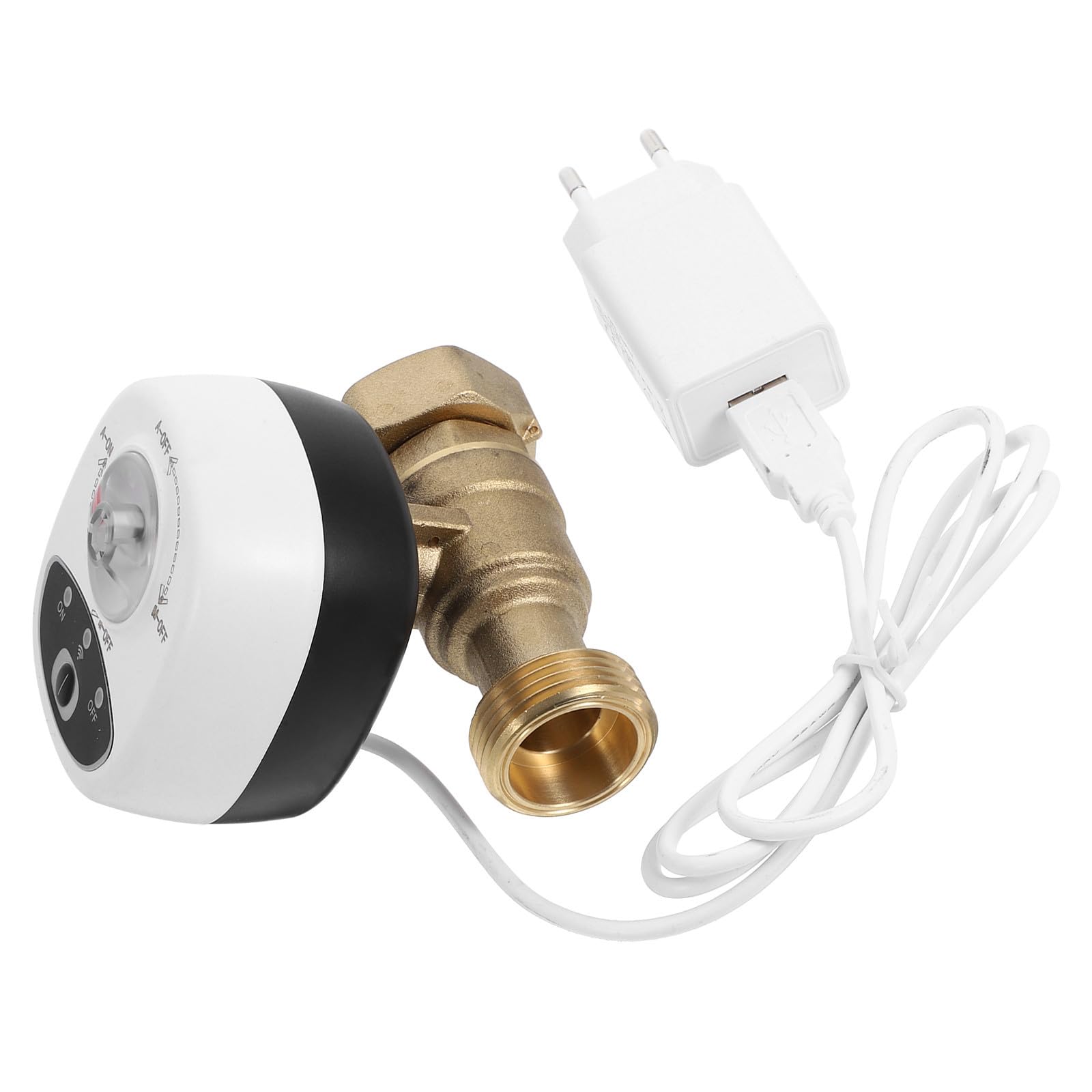 Válvula de Agua Inteligente Wifi con Control Remoto y Fácil Instalación, Material PC y Abs, Adecuado para Sistemas de Riego y Control de Agua