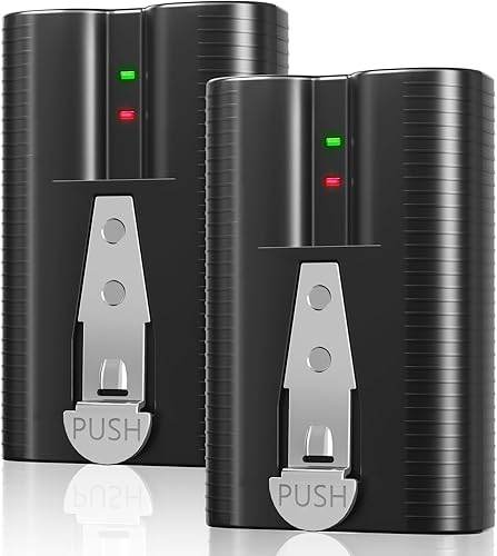 Miniatura 1 de Batería de repuesto de 6040 mAh para batería de anillo, compatible con cámara Ring Doorbell (2/3/4/3+/3 Plus), cámara adhesiva (2ª y 3ª generación),