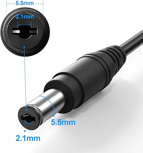 Vista 6 de TMEZON 4 unidades DC 12 V 12 V 2 A adaptador de fuente de alimentación AC 100-240 V a DC 12 V transformadores, fuente de alimentación conmutada, 24