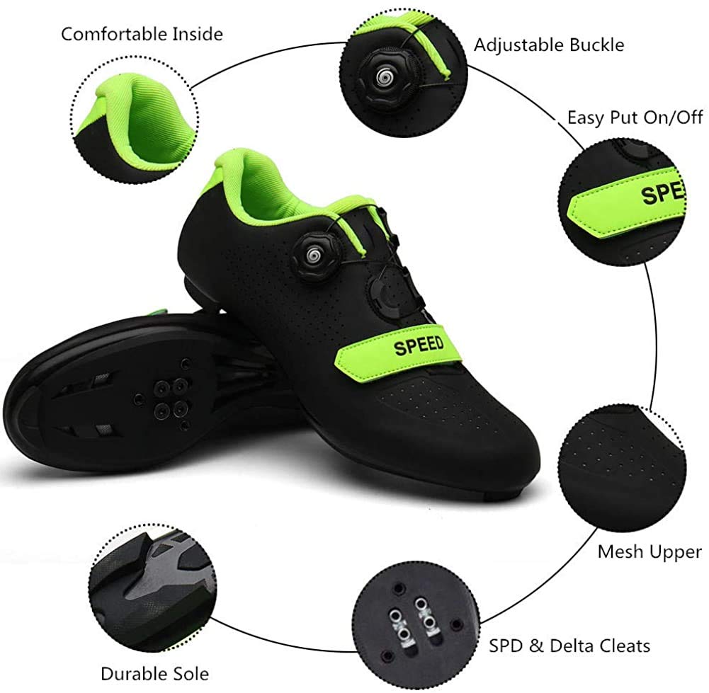 Cycling Shoes Spin Shoestring with Compatible Cleat Peloton Shoe with