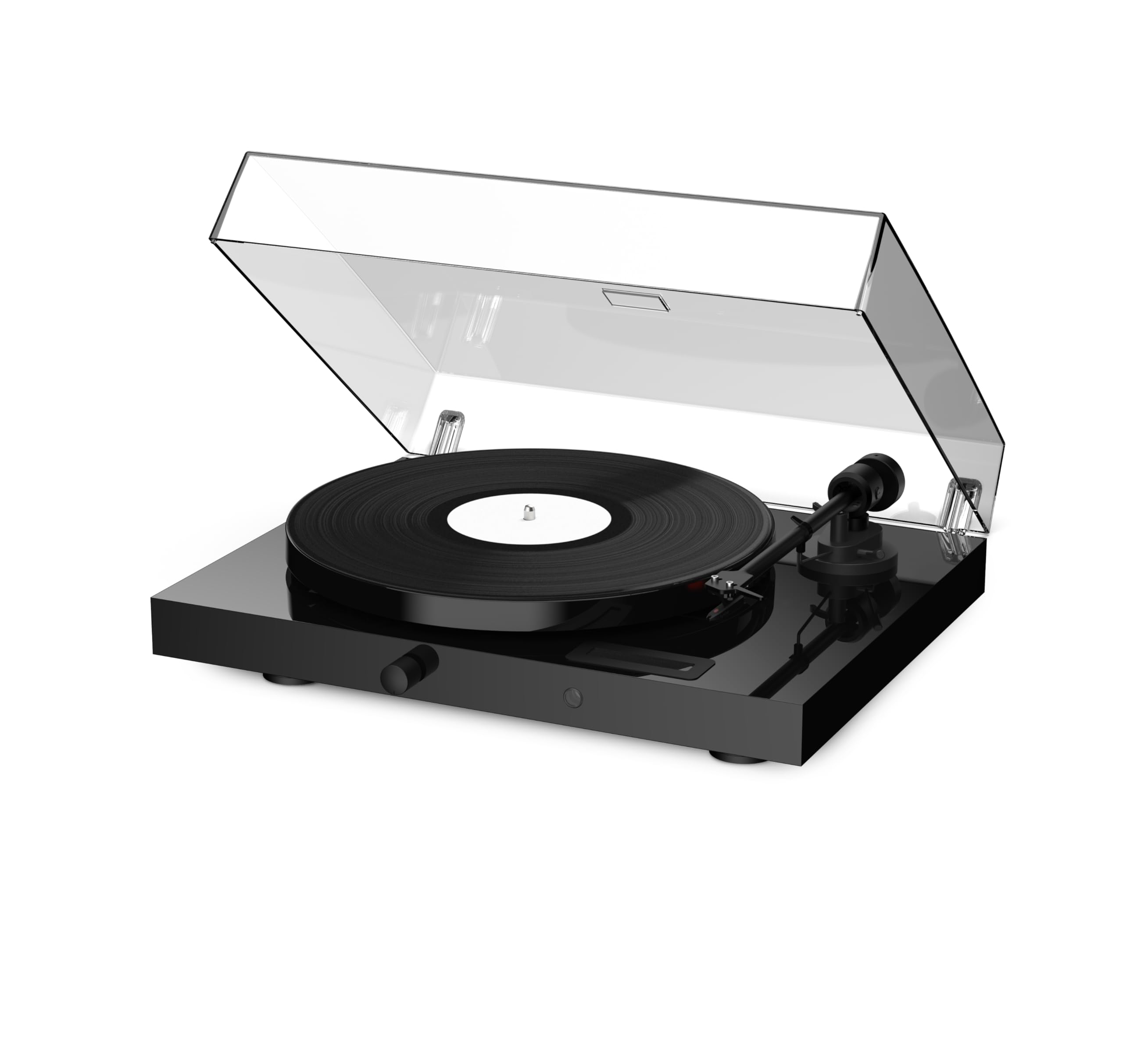 Pro-Ject Juke Box E1 HiFi Set, Audiophiles Plattenspielersystem mit Lautsprechern, BT Streaming, Line Input, Fernbedienung (Schwarz)