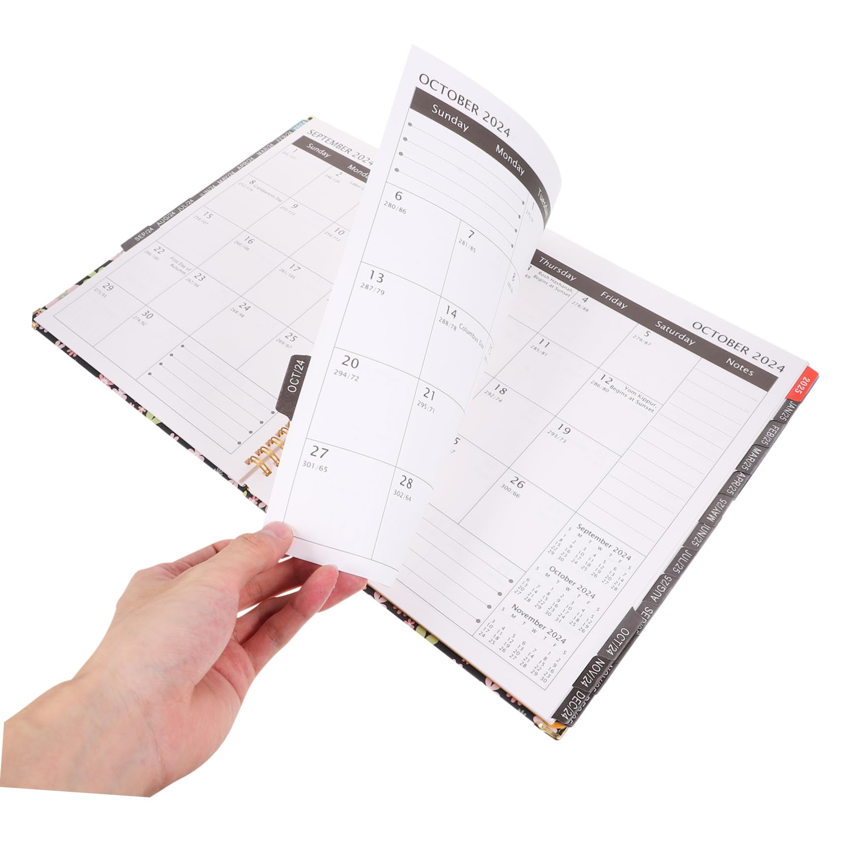 Operitacx Itinerario Cuaderno Planificador Libreta de Notas para Estudiantes Planificador Mensual para Oficina y Escuela