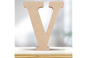 4 Inch Wood Letters for Wall Decor