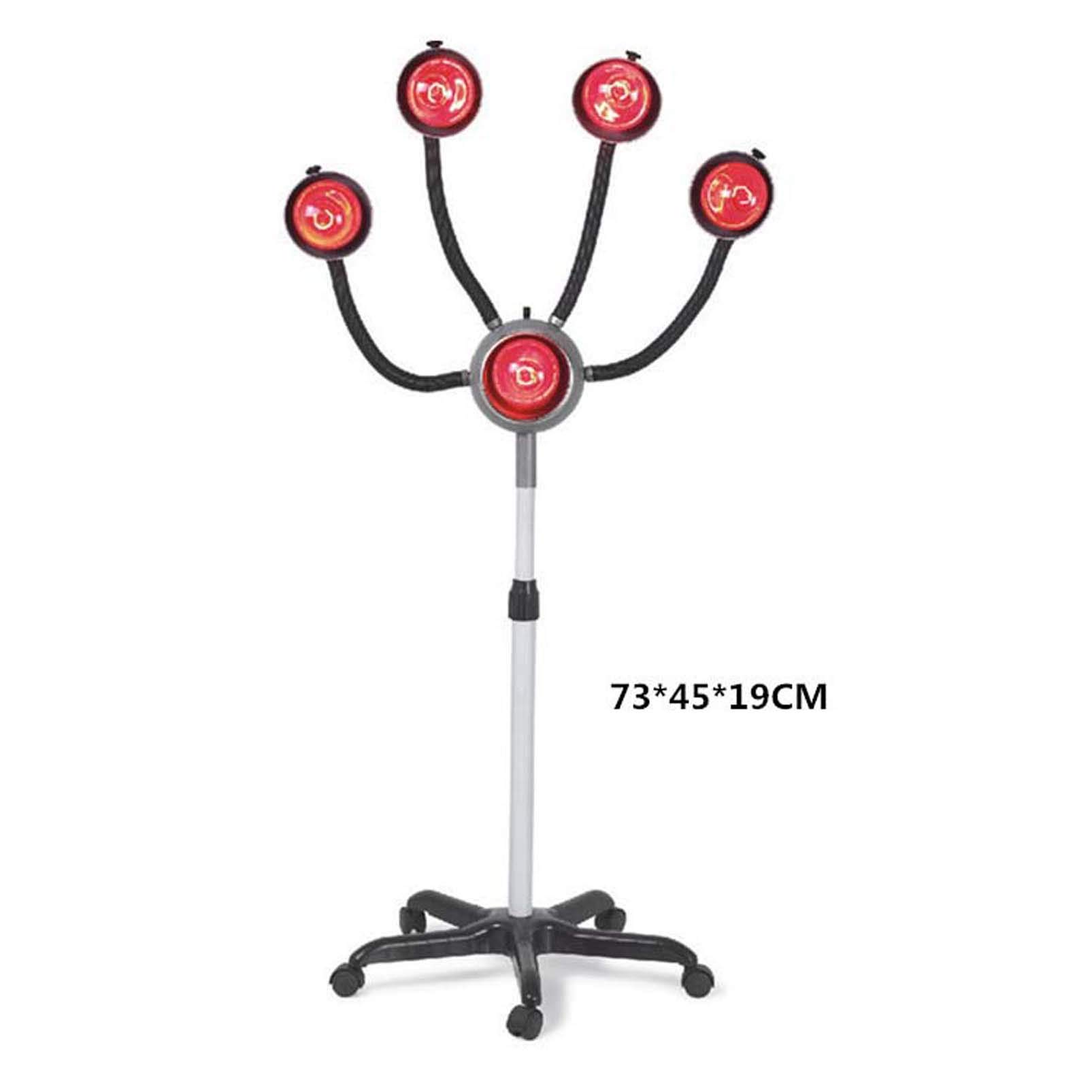 Salon Wand Haartrockner Infrarot Rotlicht Wärmetherapie-Farbprozessor for Salon Friseur Haartrockner, Silver 2