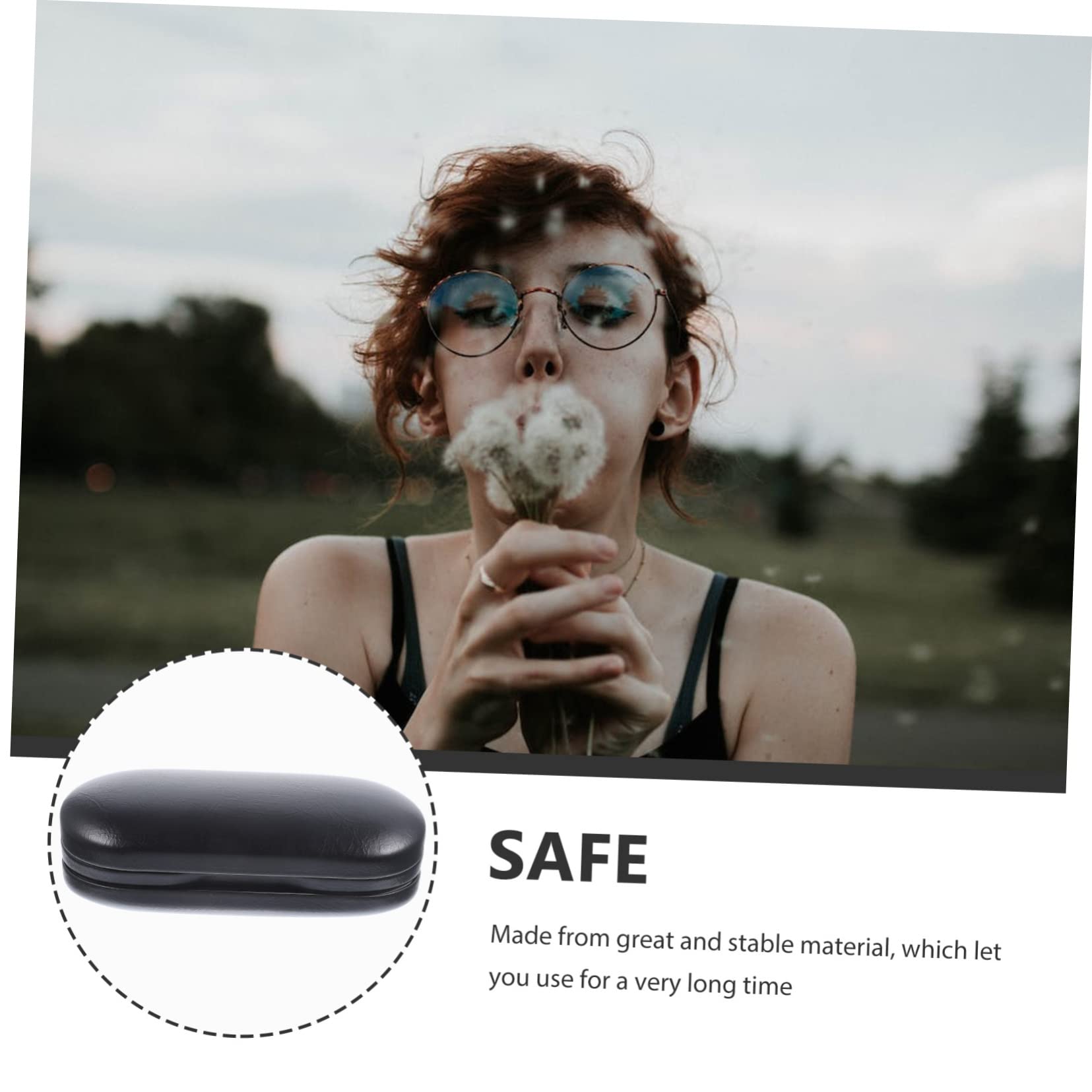Anneome Caja para Gafas Estuche para Lentes De Contacto Soporte Portátil y Práctico
