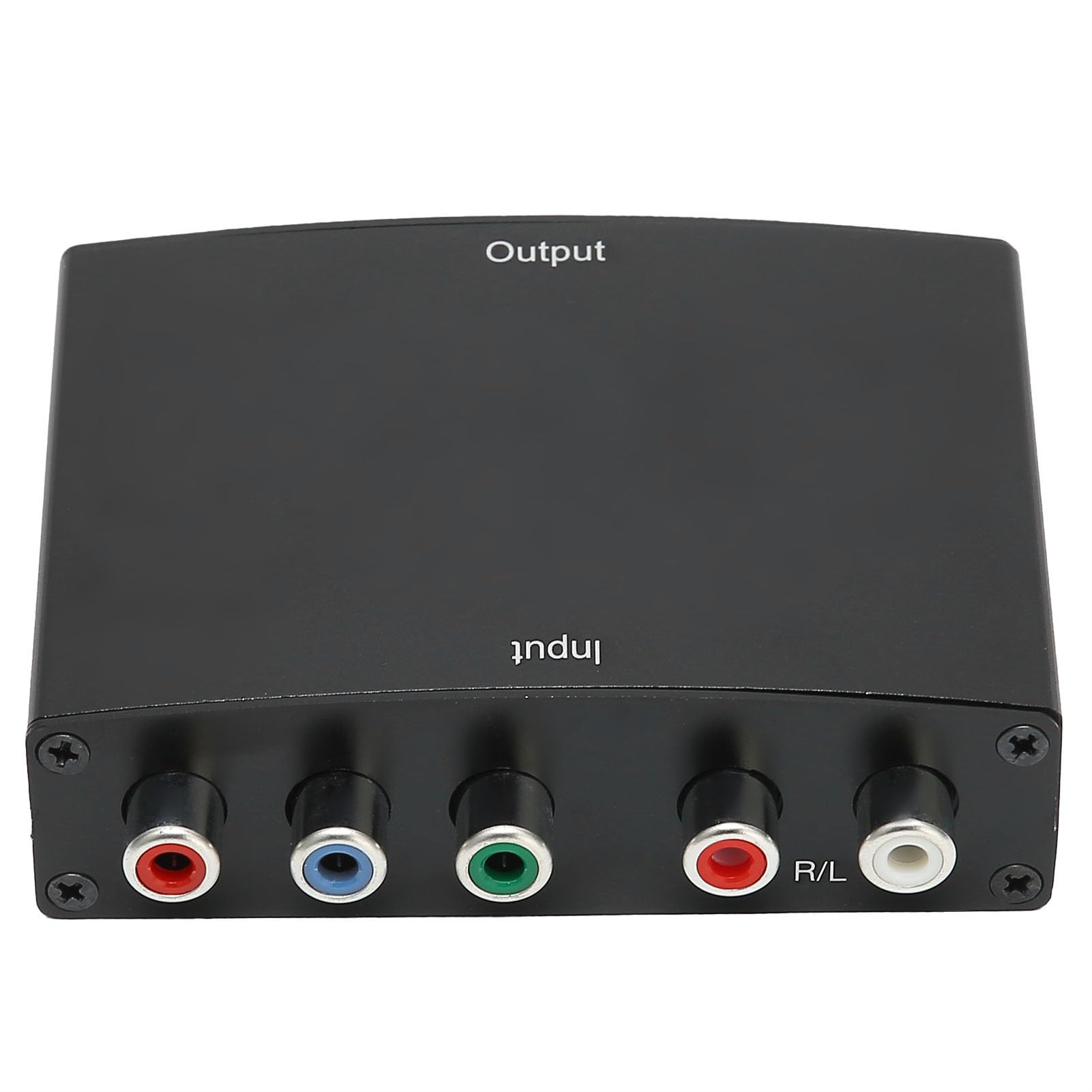 Annadue Convertitore YPbPr a HDMI, Supporta L'adattatore Convertitore Audio Video 1080P per DVD a Monitor e Proiettore HDTV (Spina europea)