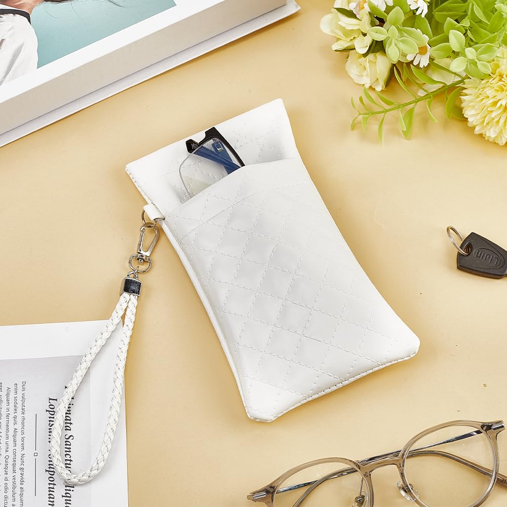 CREATCABIN Étui à Lunettes Double Avec Dragonne Étui à