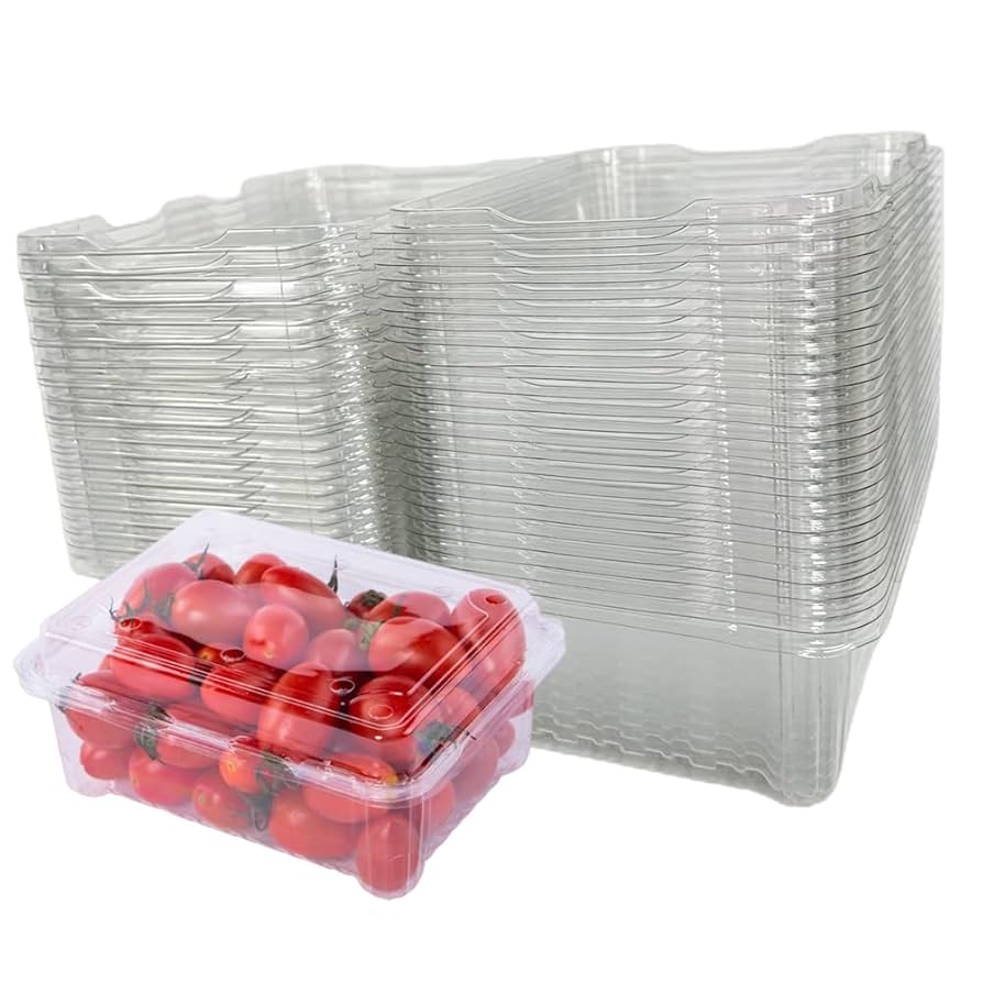 Amazon.com: Hewnda 20 Pack Clear Plastic Berry Clamshell