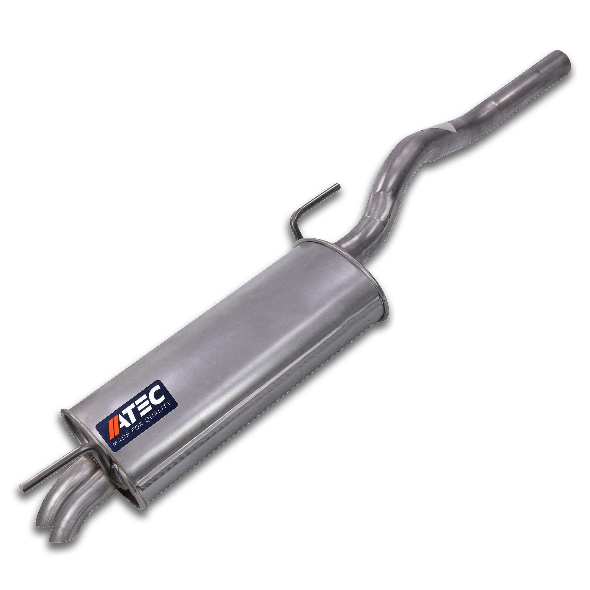 ATEC Germany 1x Silenziatore posteriore