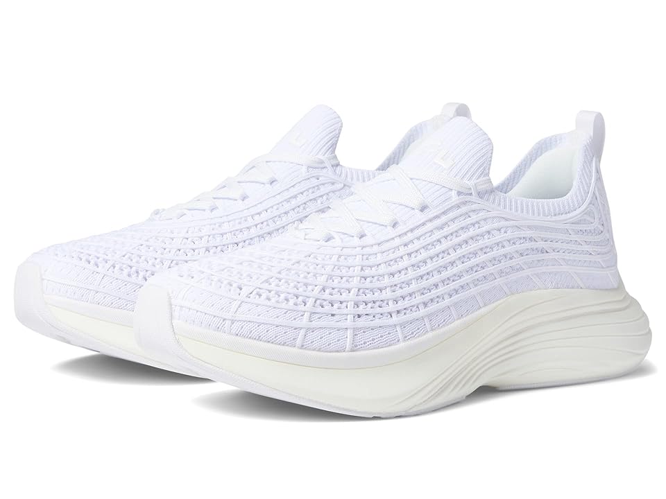Athletic Propulsion Labs (APL) TechLoom Zipline (White/White) Women's Shoes INTERNATIONAL SHIPPING