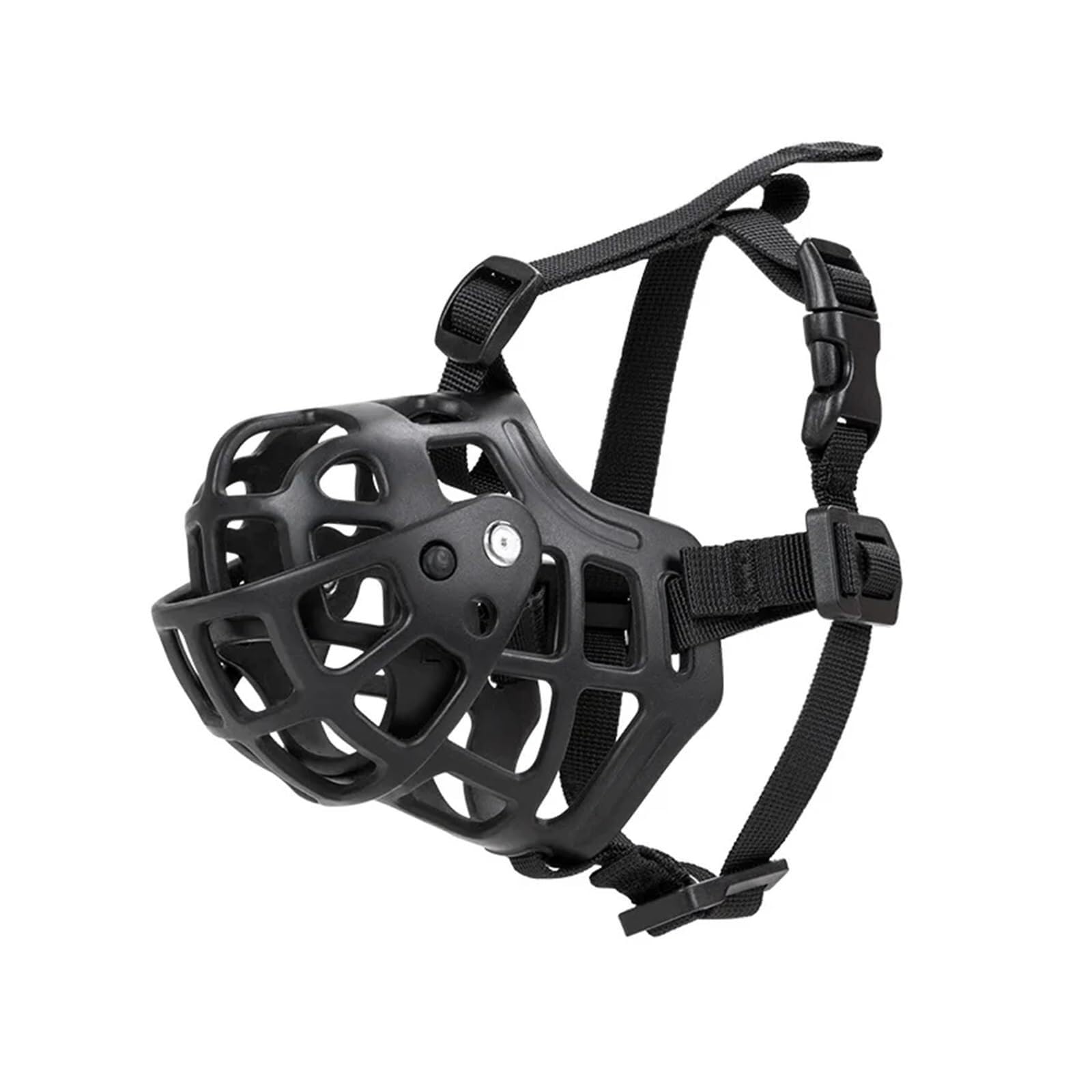 Museruola in Silicone Traspirante per Cani, Regolabile Antimorso e Antilatrato, Cestello Morbido per Shiba Inu e Razze Simili(XXL)