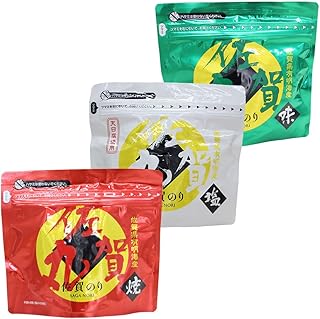 佐賀海苔 佐賀丸 詰め合わせ 有明海産 焼のり・塩海苔・味付海苔 3袋セット