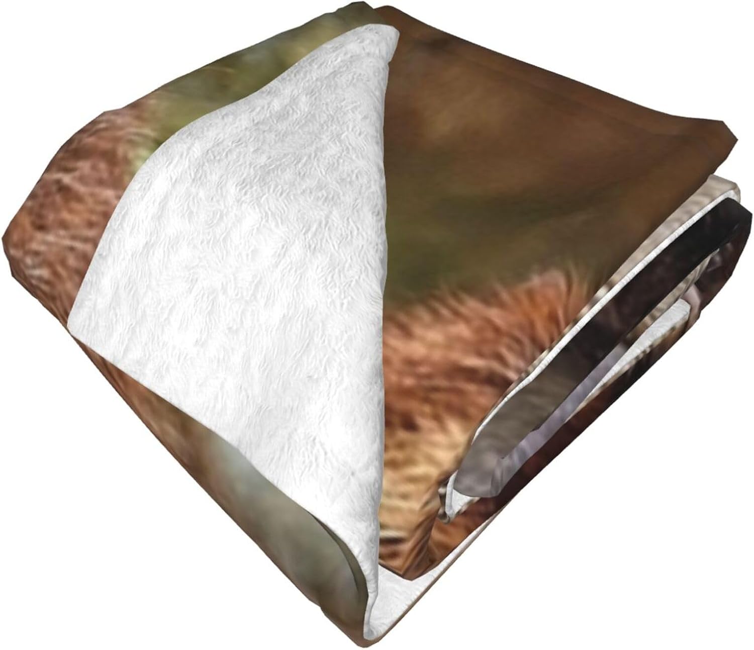Cute Funny Beaver Throw Blankets 50"x40" Lightweight Flannel Fleece Cozy Soft Blanket Home Decor for Couch Bed Sofa Bedroom Living Room Travel Birthday Christmas All Season