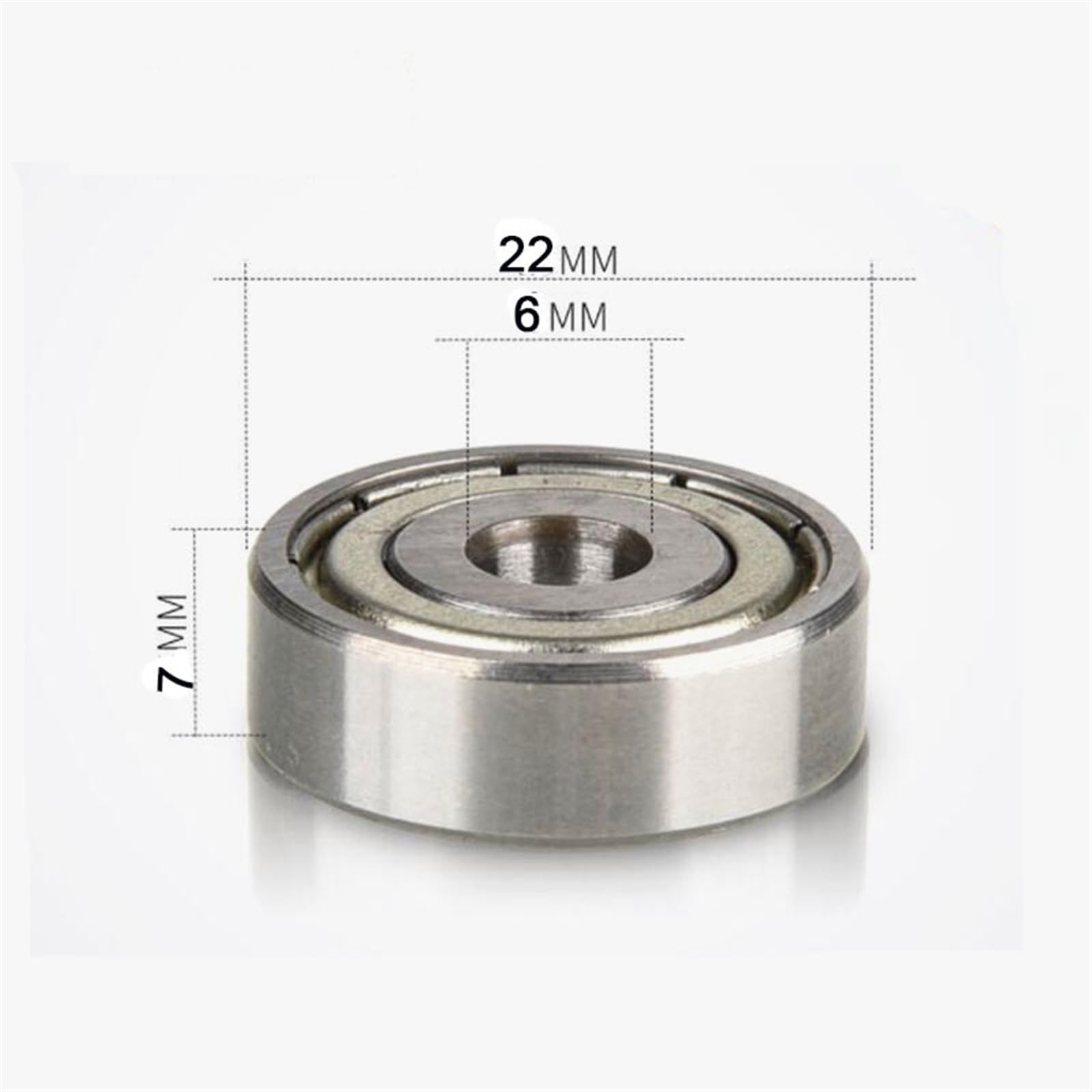 Rodamiento 636ZZ de 6 x 22 7 mm, rodamientos Bolas Ranura Profunda en Miniatura Grado ABEC-1(10PCS)