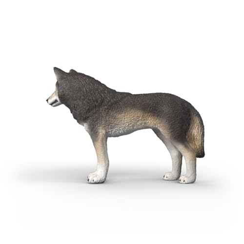 Image of Schleich Wild Life - American Wolf Toy Figurine - Kids Ages 3+ | 14991