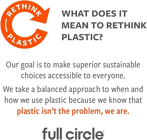 Miniatura 7 de Full Circle Wipe Out - Escobilla de ducha giratoria con gancho para colgar, 2 piezas, color blanco