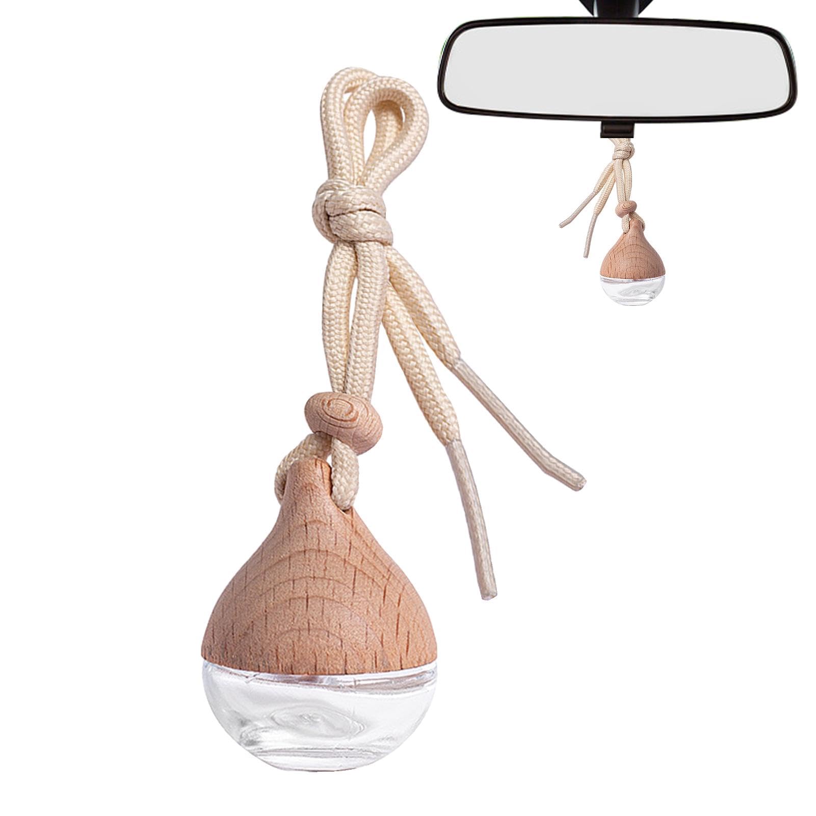 Flacon Diffuseur Vide Pour Voiture - Pendentif En Verre Goutte D'eau - Désodorisant Décoratif Intérieur Auto - 6