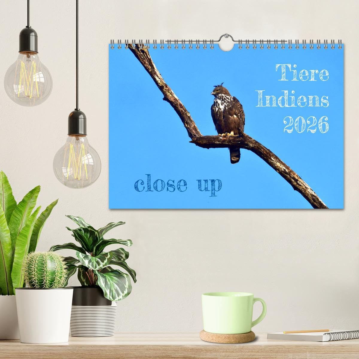 Tiere Indiens close up (Wandkalender 2026 DIN A4 quer), CALVENDO Monatskalender: Auge in Auge mit Wildtieren Indiens