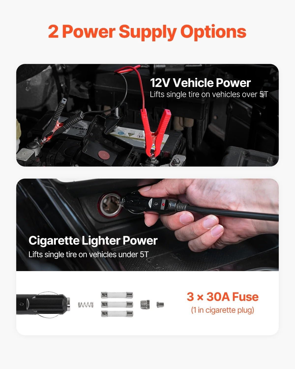 Cric per Auto Smontagomme per Auto 5T Jack a Forbice 12V con Luce per Avvitatore Elettrico per Camion SUV berlina CRIC A PANTOGRAFO