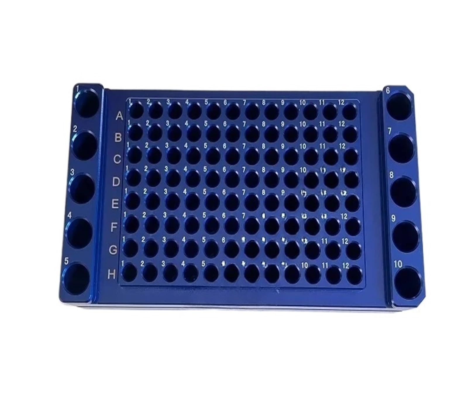 1 caja de hielo PCR con 96 orificios y rejilla for tubos de 0,2 ml, 1,5 ml y 2,0 ml de aluminio(B961015)