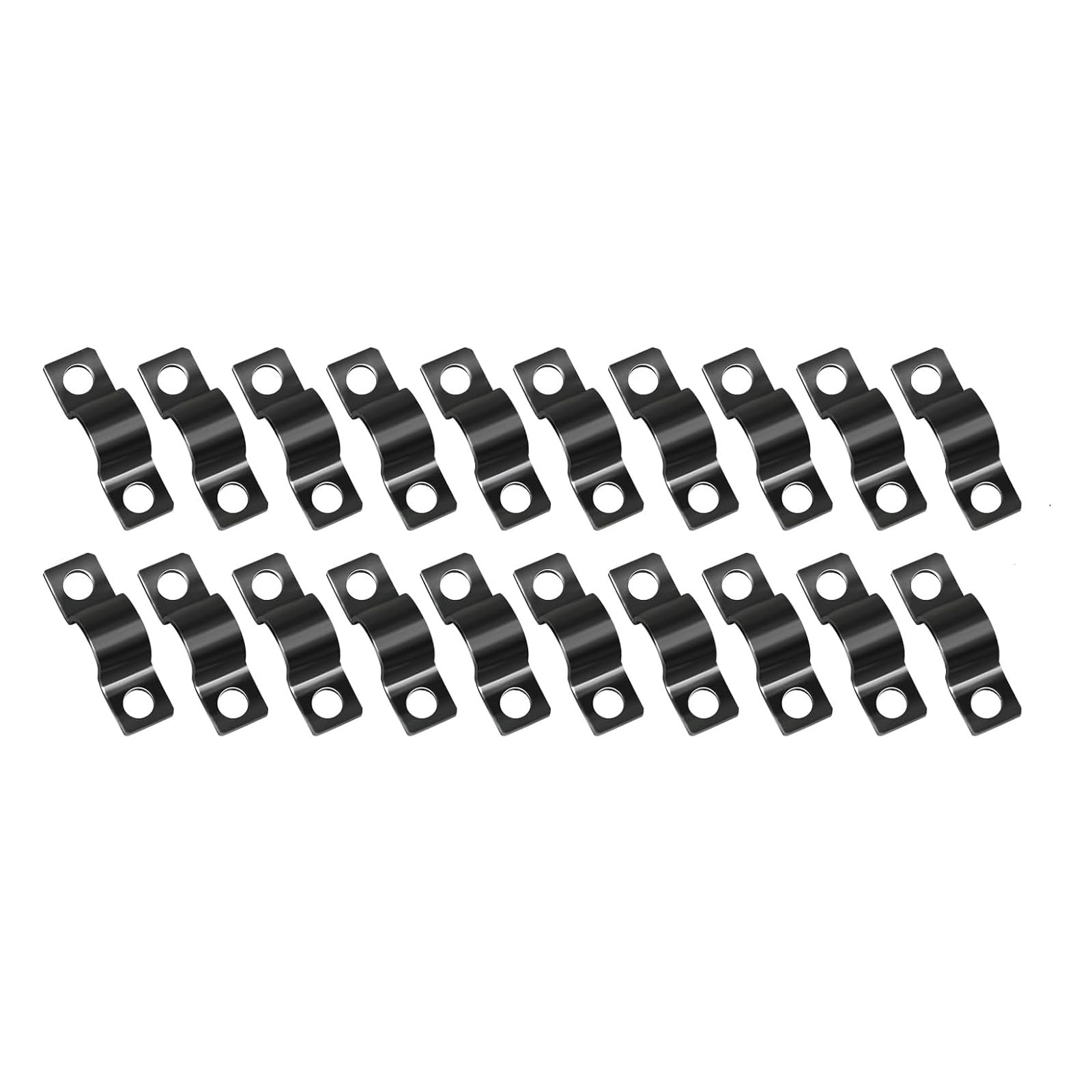 Tsophreniq 4 Points 20 Flexible Strengthened Metal Fixture High Capacity Fastener Erosion Proof Covering For Tubes Workout Equipment Heavy Duty Pipe Clamp