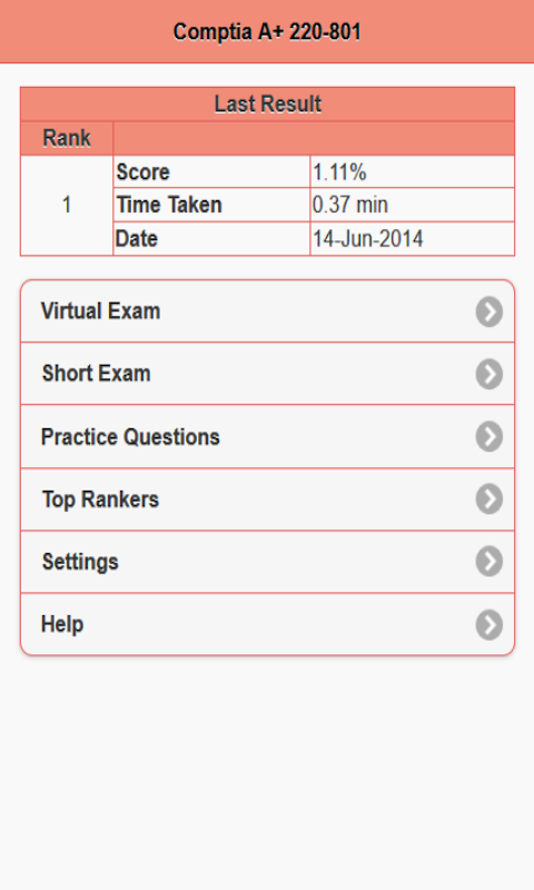Comptia A+ 220-801 Pro - App on Amazon Appstore