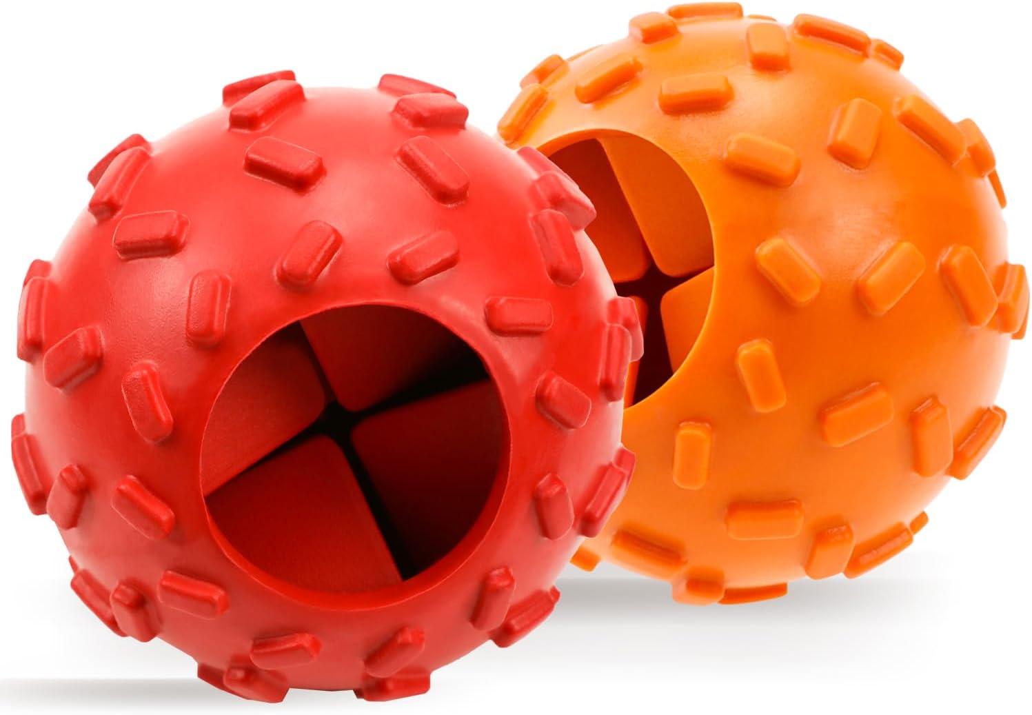 ZHIERDEDog Balls Treat Dispensing Dog Toys - idog Puzzle Treat Food Dispensing Ball Toys for Small Dogs Indestructible Dog Toys for Puppies Tennis Balls for Dogs