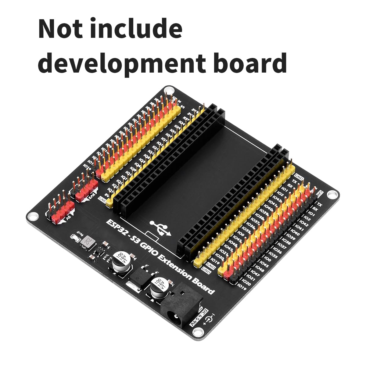 Diymore Scheda di Espansione per ESP32 S3 GPIO per la Scheda di Sviluppo per ESP32 S3 Breakout Board per ESP32 S3 per ESP32 S3 DevKitC 1(44 Pin）