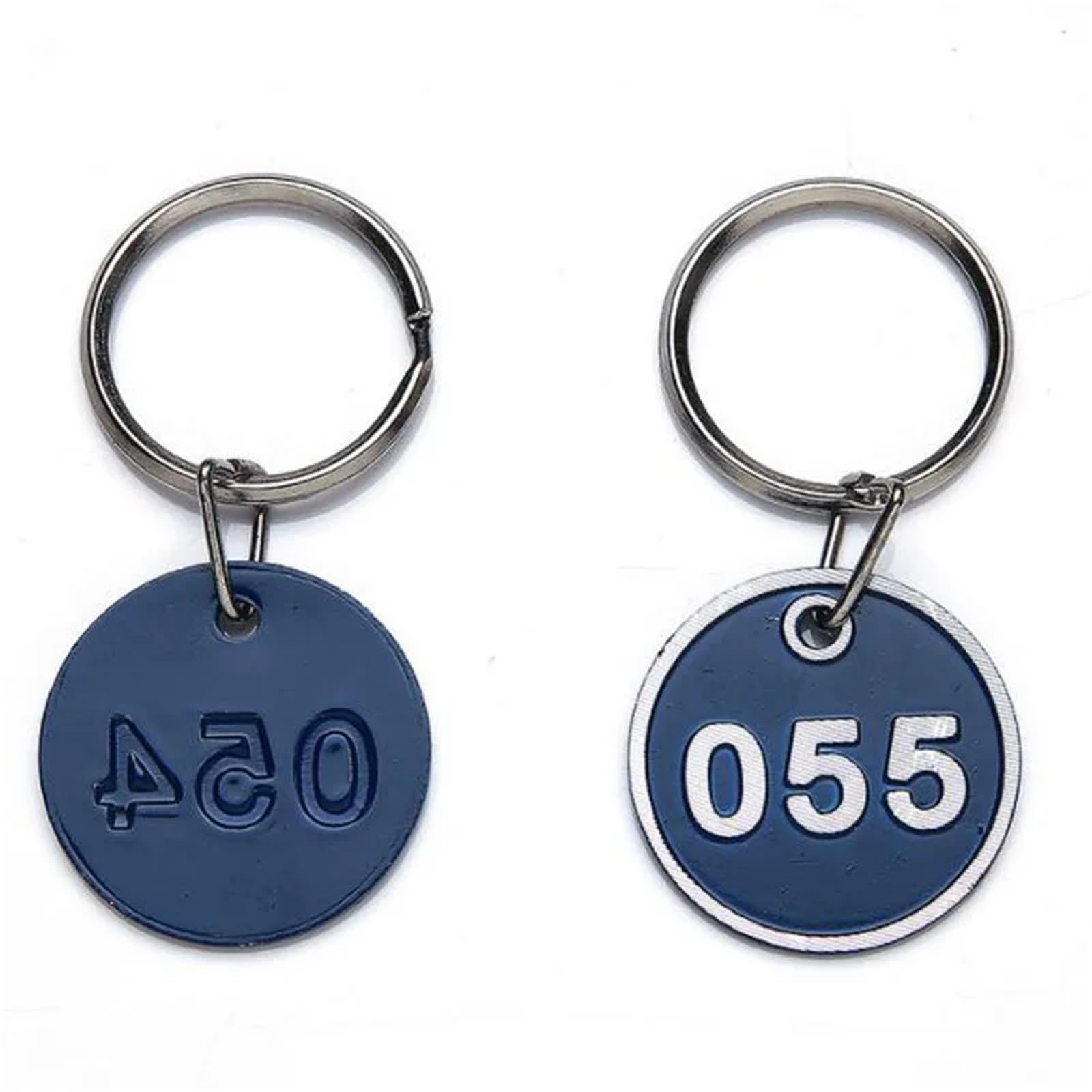 plastikowe plakietki z numerami, Aluminiowe znaczniki numeryczne Numery 1-200 Wielokolorowe opakowanie 100 sztuk(Yellow,100-200)