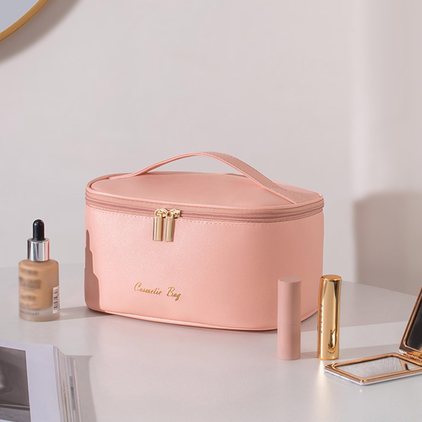 CIREA Kosmetiktasche Für Damen – Gepuffert, Geräumig Mit Fächern