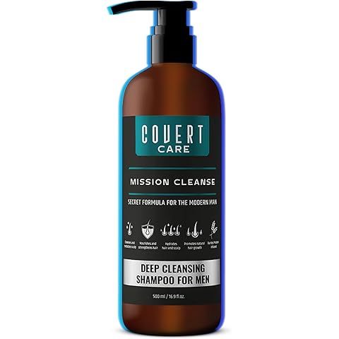 Men’s Thickening Shampoo for Thinning Hair – Strengthens Hair, Boosts Volume, Nouri...