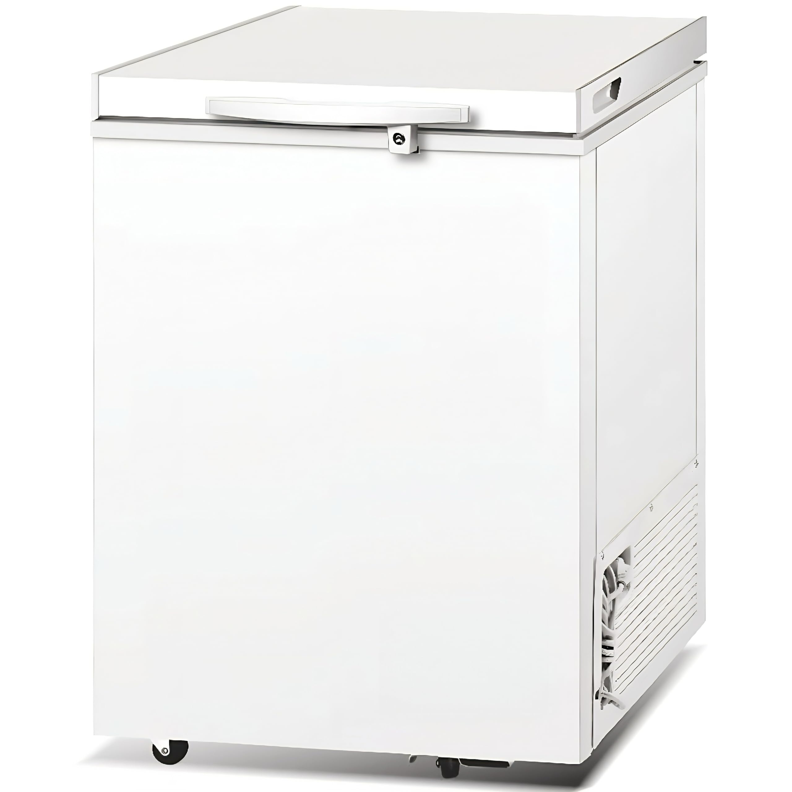 Casanta 3.5 Cu.Ft. Chest Freezer, Compact Deep Freezer With 4 Adjustable Temperature Modes (0°F To 50°F), Small Horizontal Freezer For Home, Kitchen, Garage, Dorm And Office, White on Fridge.com - View 3