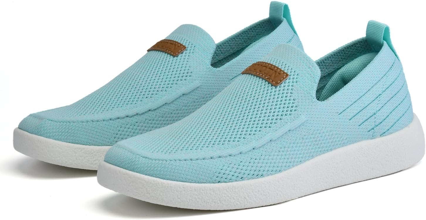 GUOTN Women's Slip Ons Lightweight Comfortable Loafers for Women Casual Deck Shoes Breathable Outdoor Walking Shoes - Image 2