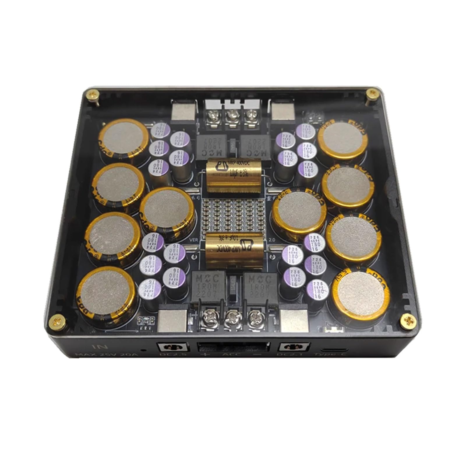 MURYE Modules de processeur électrique 5 V-25 V 20 A amplificateur de carte son pour commutation de bloc d'alimentation régulateur en aluminium