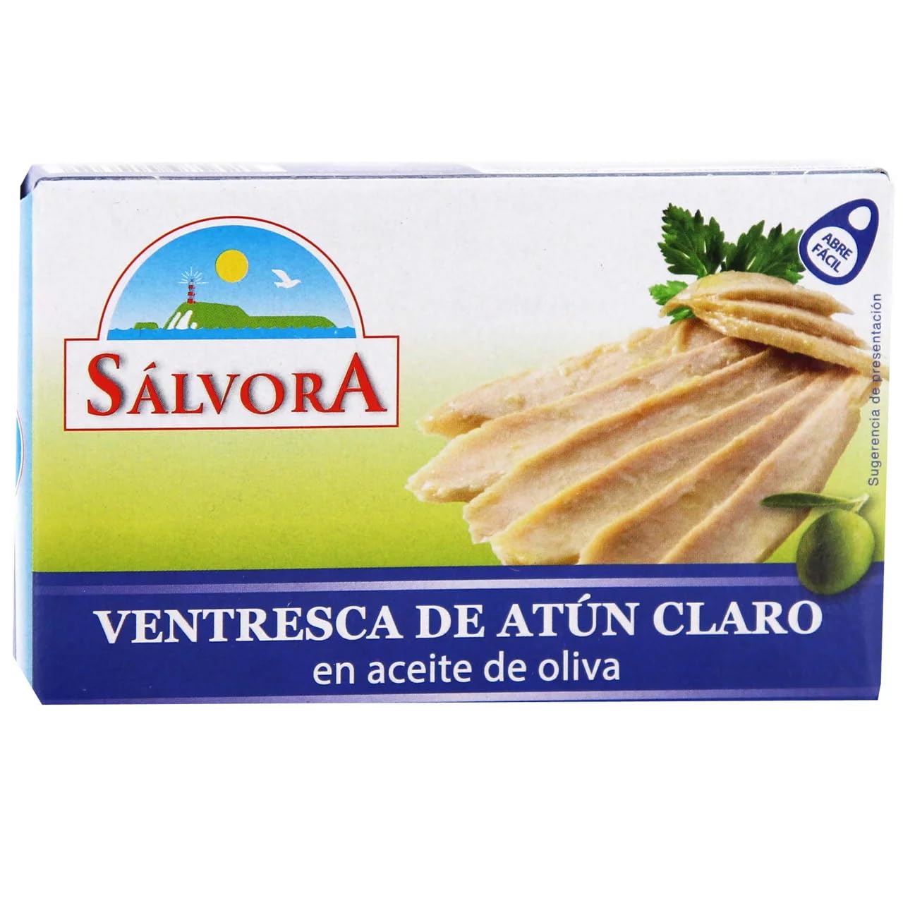 SÁLVORA Helles Thunfisch-Bauchstück in Olivenöl Dose 73 g. 9er-Pack