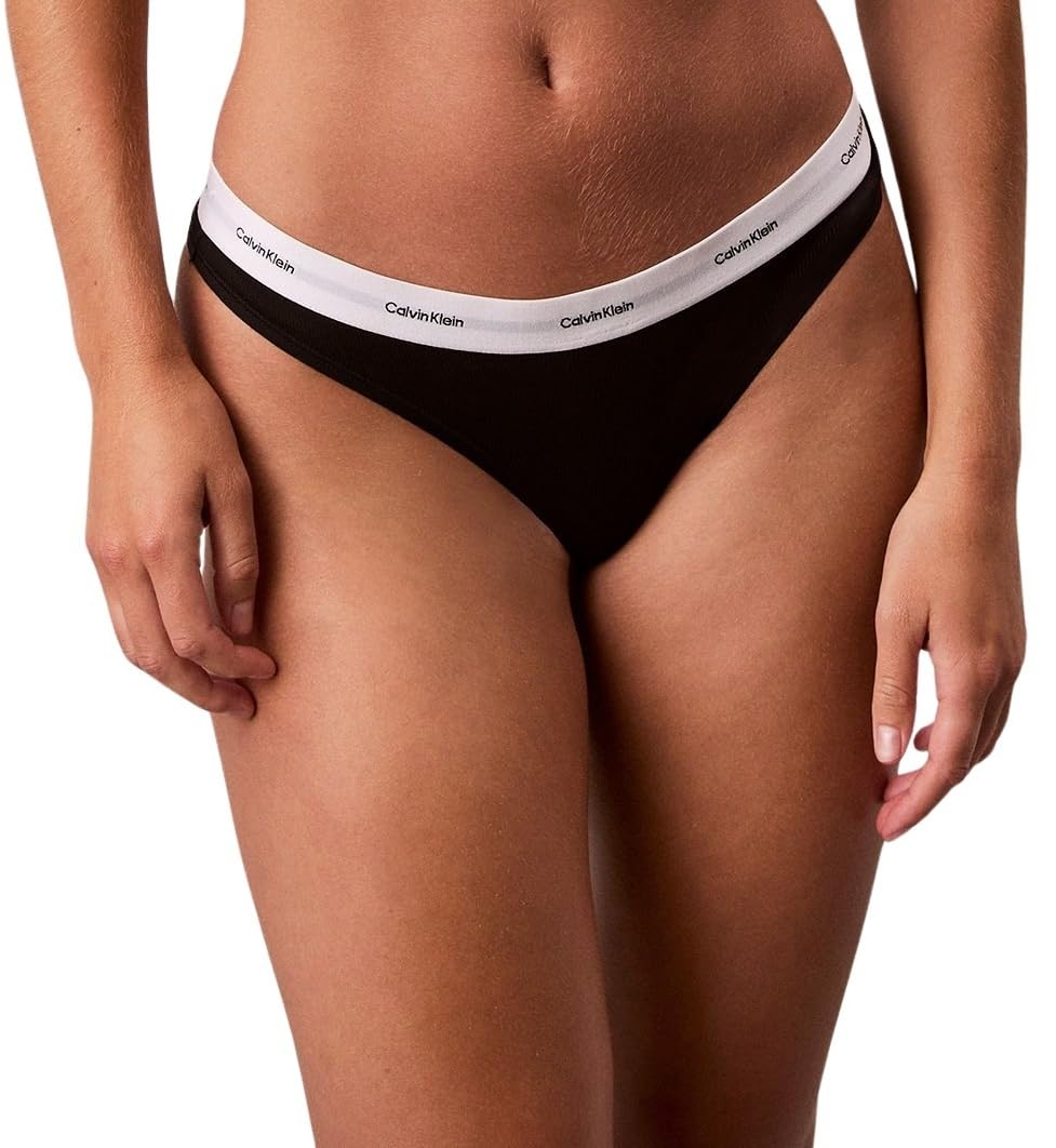 Calvin Klein Damen String Thong mit Stretch