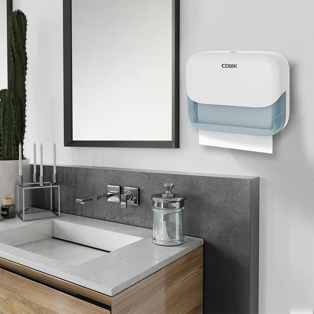 N-fold Single Pack Toilet Paper Holder for 208x80x180mm Tissue (White) 8805A