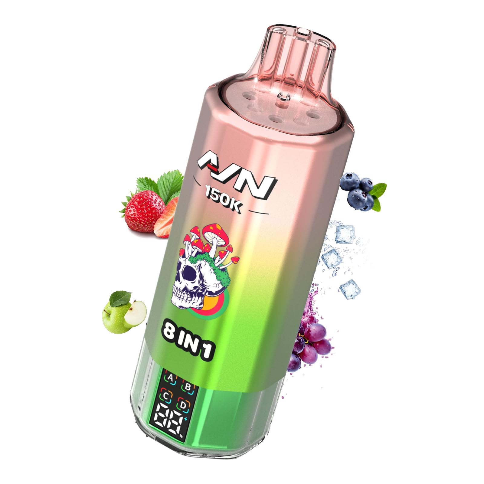 【1本で8つの味切替え可能】 電子タバコ 使い捨て AIVONO 150000回 VAPE シーシャ ニコチンタールなし