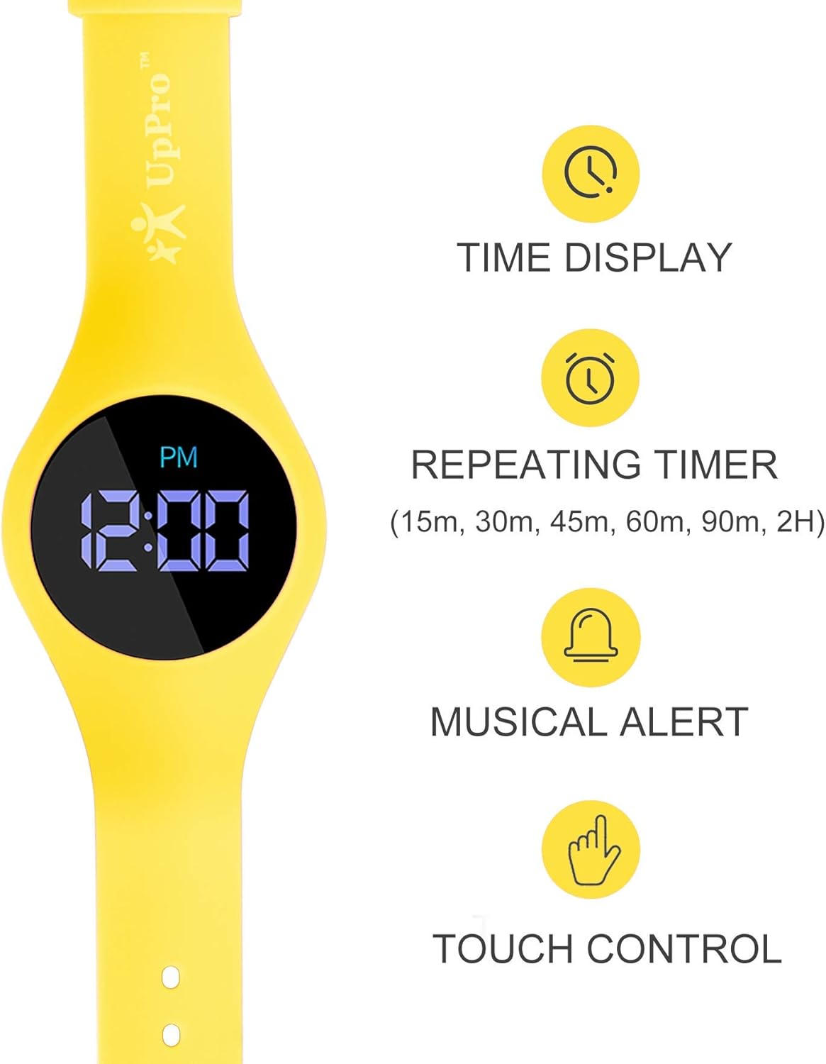 UpPro New Potty Training Watch with Countdown Timer, Rechargeable and