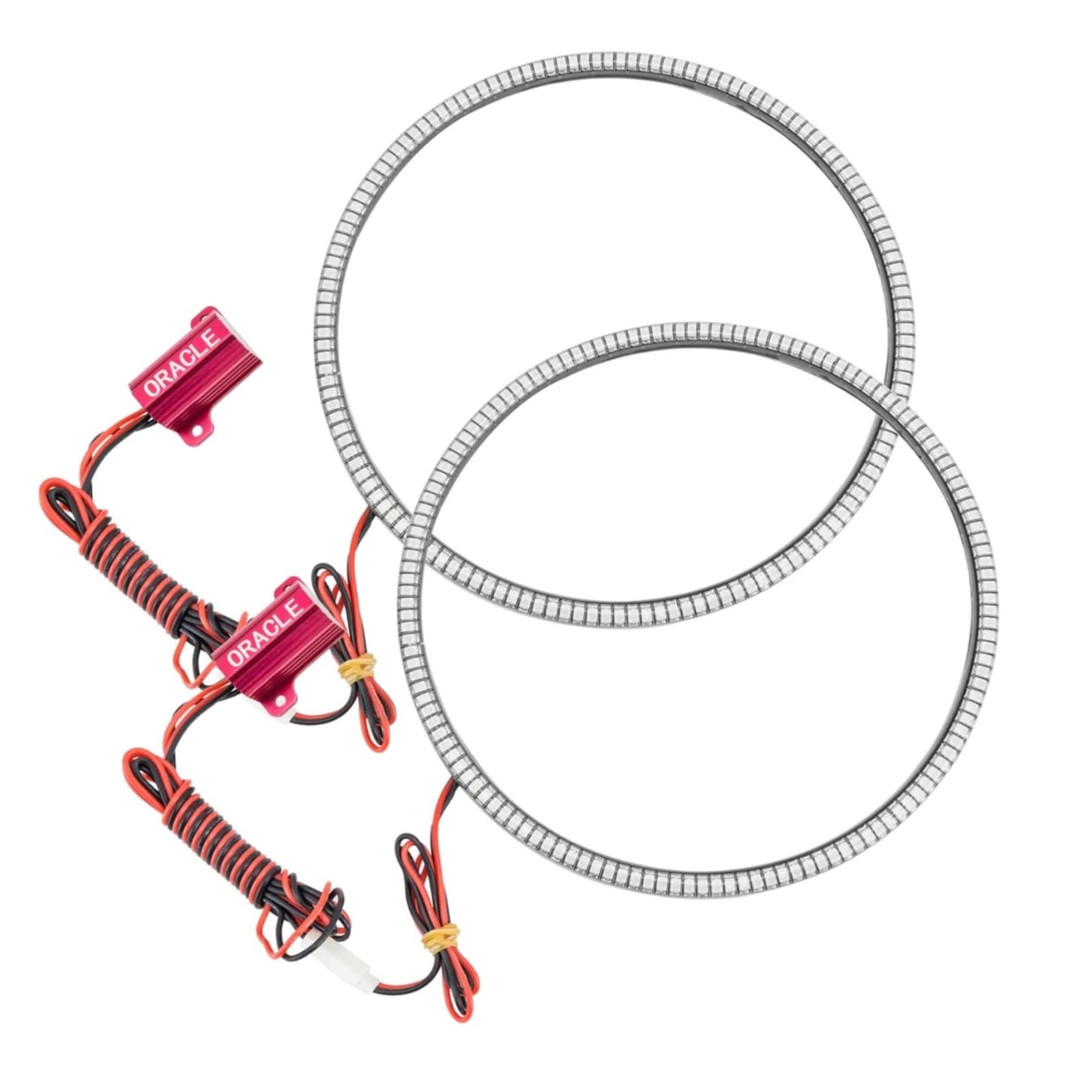 ORACLE Lighting 3943-002 LED Surface Mount Headlight Halo Kit (Blue) fits 2007 2017 Wrangler JK - Custom Look - No Cutting for Easy Installation - Extreme Durability