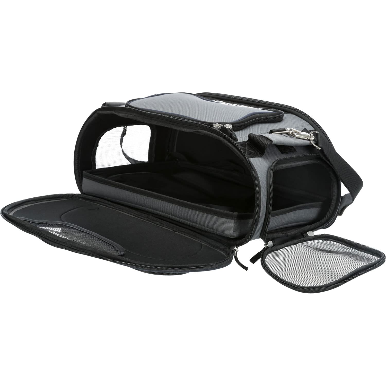 TRIXIE - Carrello trasporto Wings, per trasporto aereo. Dimensioni: 28 x 23 x 46 cm. Cane Max 20 kg.