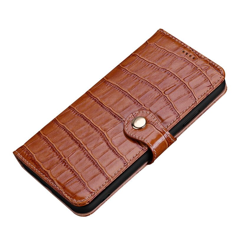 Étui pour iPhone 17 Air en cuir marron l'authenticité d'une housse - 3
