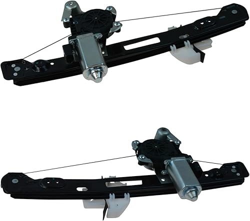 Miniatura 65 de TRQ Juego de regulador de ventana eléctrica delantera y motor compatible con Ford Ranger 1993-2011 1994-2009 Mazda B2300 1998-2001 B2500 1994-2007