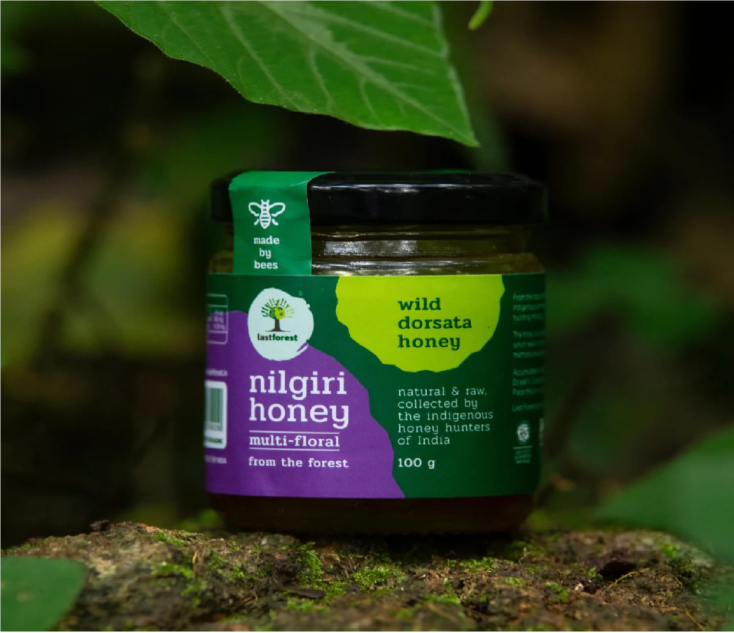 Last Forest Unprocessed Wild Nilgiri Honey, 100g Raw Honey with No Added Sugar or Additives-image-30