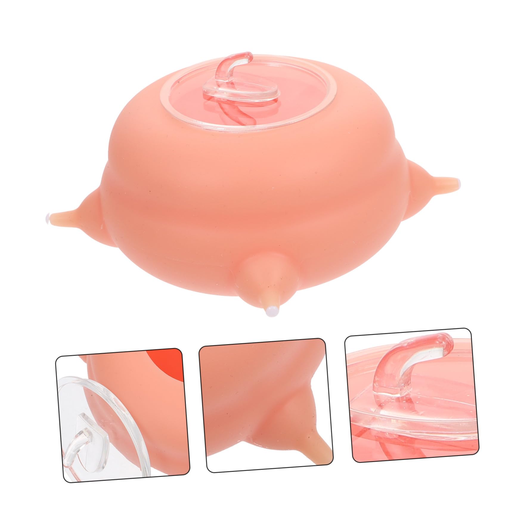 Mobestech Alimentador de Silicona para Cachorros 200ml 4 Tetinas para Lactancia Materna, Comedero Líquido para Mascotas Recién Nacidas, Herramienta de Alimentación para Hámsteres y Gatitos