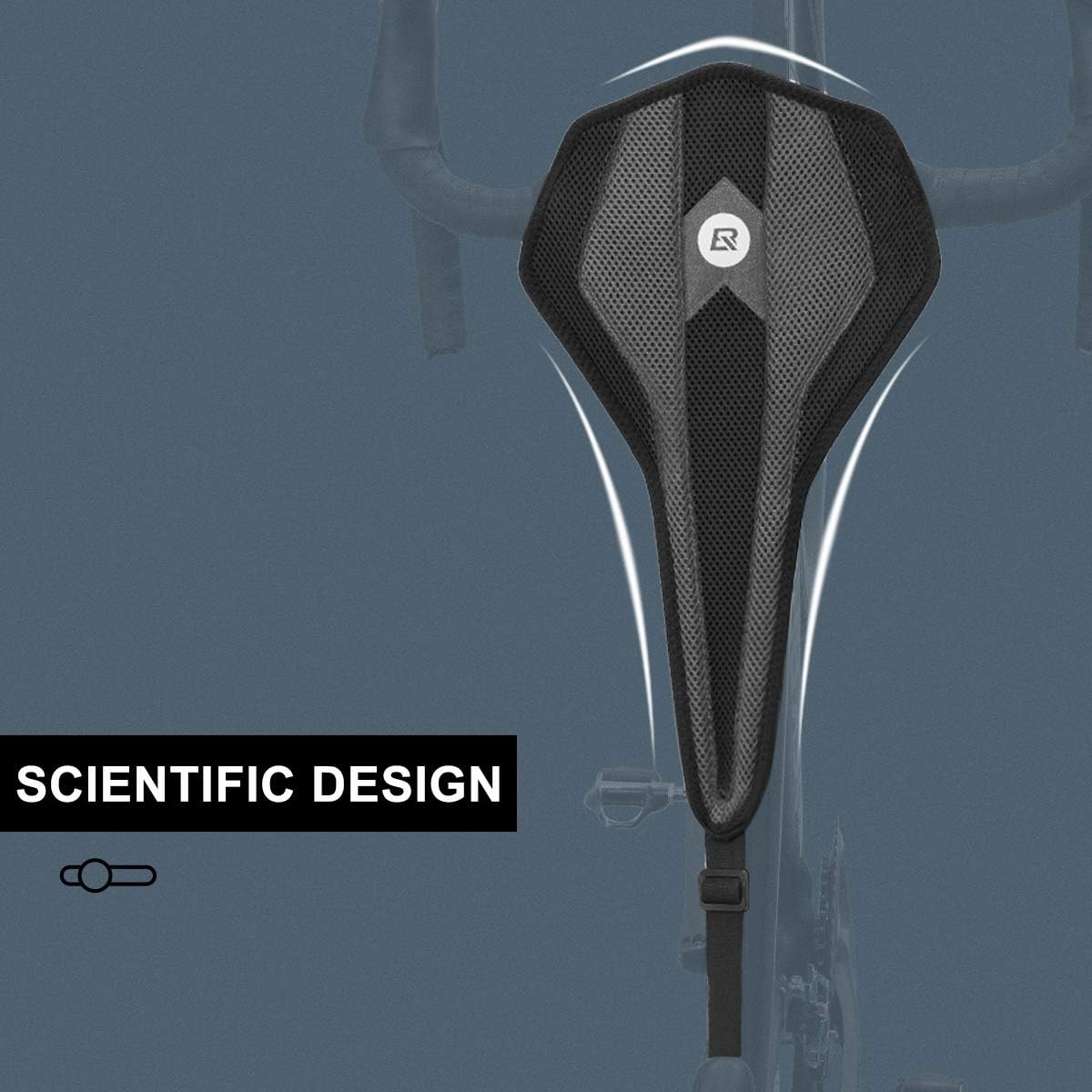 ROCKBROS Bike Trainer Sweat Guard Bicycle Net Frame Cover Absorbs Sweat Protector for Indoor Cycling Training